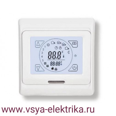 Терморегулятор Russian Heat E 91.716 белый.