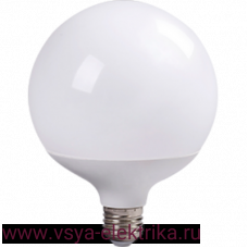 Лампа светодиодная LED шар Е27 4000K G95 30Вт, Ecola.